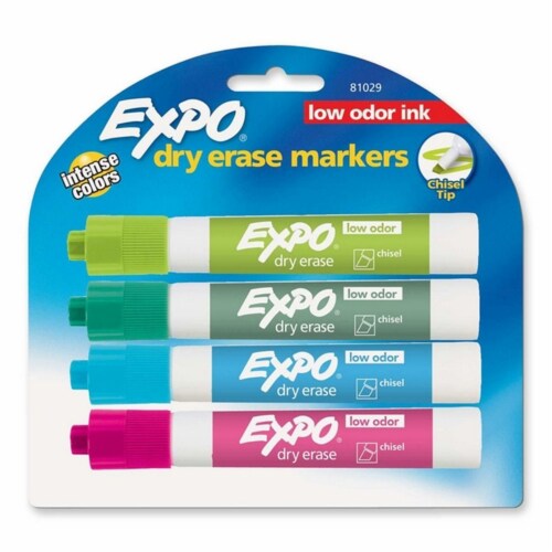 Expo Low-Odor Dry-Erase Marker Set - Chisel Tip Fashion Colors, 1 - Kroger