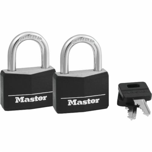 Master Lock Covered Body Padlock - 2 Pack Perspective: front