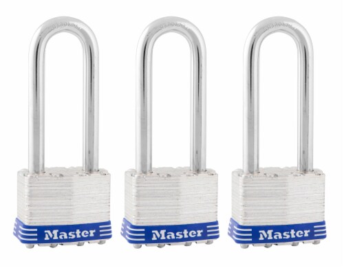Master Lock 1.25 In Wide Laminated Steel Padlock Perspective: front