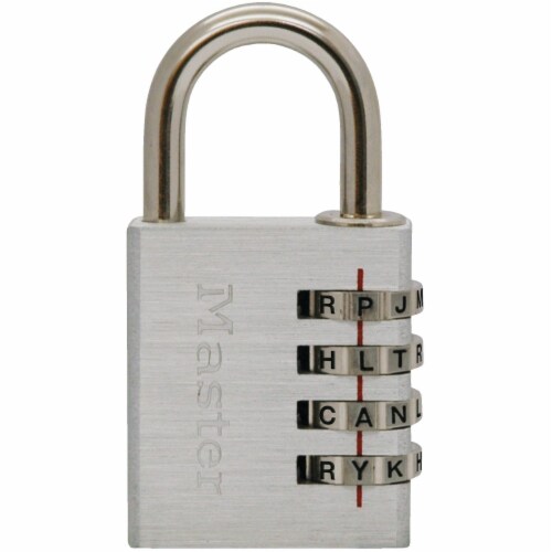 Master Lock Word Combination Padlock Perspective: front