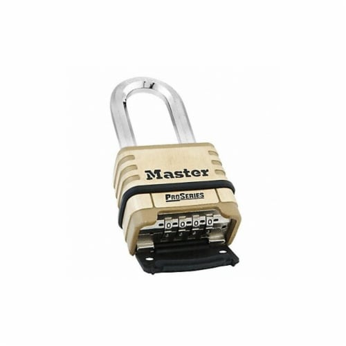 Master Lock Combination Padlock,1 15/16in,Rectgle  1175DLH Perspective: front