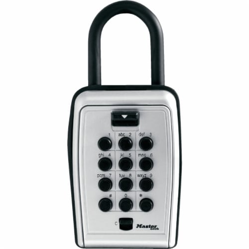 Master Lock Push Button Lock Box Perspective: front