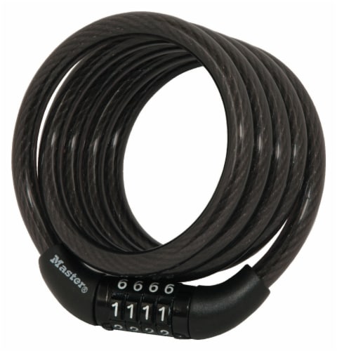Master Lock Self Coil Combination Cable Bicycle Lock 1 ct Kroger