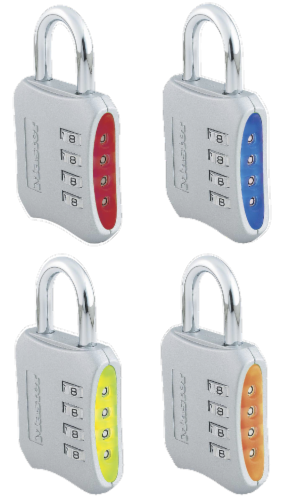 Master Lock Resettable Combination Lock Perspective: front