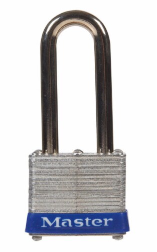 Master Lock® Laminated Steel Double Locking Padlock Perspective: front