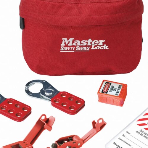 Master Lock Valve/Electrical Kit,Red,Cloth Case S1010VE410KA, 1 - Fred