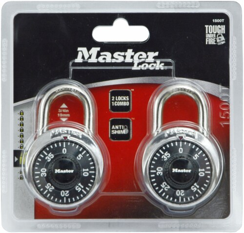 Master Lock™ Combination Dial Padlock Perspective: front