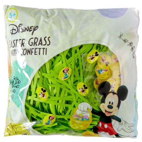 Paper Magic Disney Mickey & Minnie Easter Grass with Confetti Perspective: front
