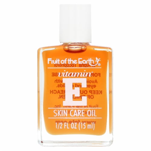 Fruit Of The Earth Vitamin E Skin Care Oil, Unscented, 0.5 oz Perspective: front