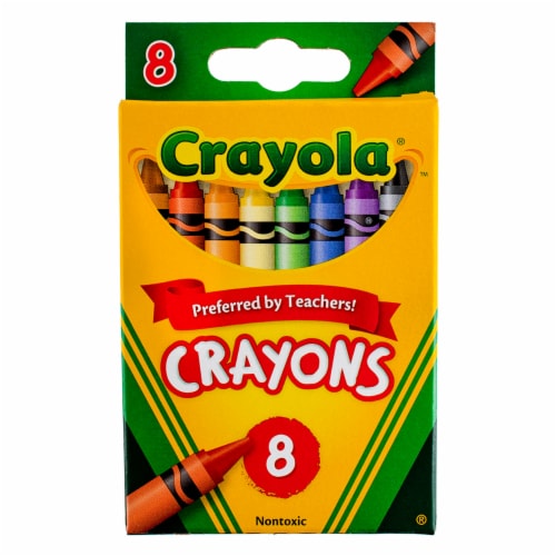  Crayola Ultra Clean Washable Color Max Crayons,  Standard Size, Set of 8 : Learning: Supplies