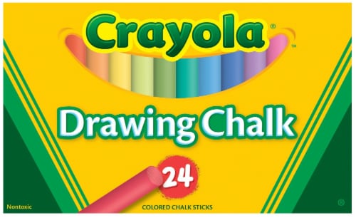 Crayola Drawing Chalk-24/Pkg Perspective: front