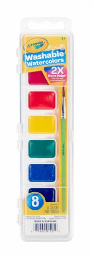 Crayola® Washable Watercolors Assorted Colors Paint Set Perspective: front