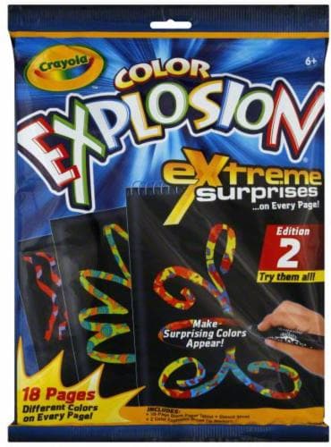 Crayola Color Explosion 2nd Edition Extreme Surprises Art Kit Perspective: front