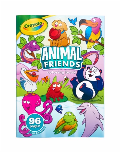 Crayola Animal Friends Coloring Book Perspective: front