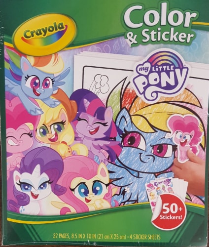 Crayola My Little Pony Coloring Pages and Stickers 