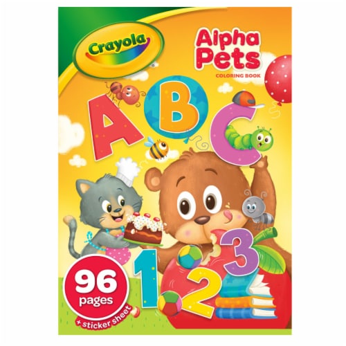 Crayola® Alpha Pets Coloring Book Perspective: front