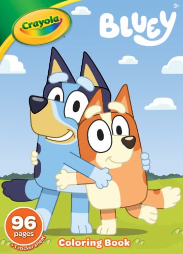 Crayola® Bluey Coloring Book Perspective: front