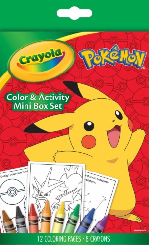 Crayola Pokemon™ Color & Activity Mini Box Set Perspective: front