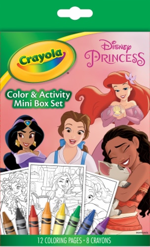 Crayola Disney Princess Color & Activity Mini Box Set Perspective: front
