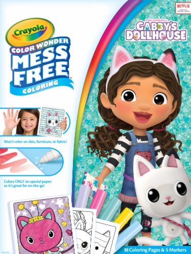 Crayola® Gabby Dollhouse Mess Free Color Activity Set Perspective: front