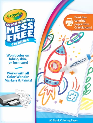 Crayola Color Wonder Mess Free Coloring Pages Perspective: front