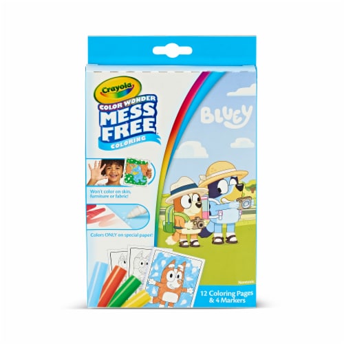Crayola® Color Wonder Mess Free® Bluey Mini Gift Coloring Set Perspective: front