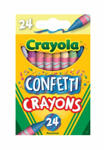 Crayola® Confetti Crayons, 24 ct - Fry's Food Stores