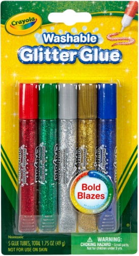 Crayola® Bold Blazes™ Washable Glitter Glue Perspective: front