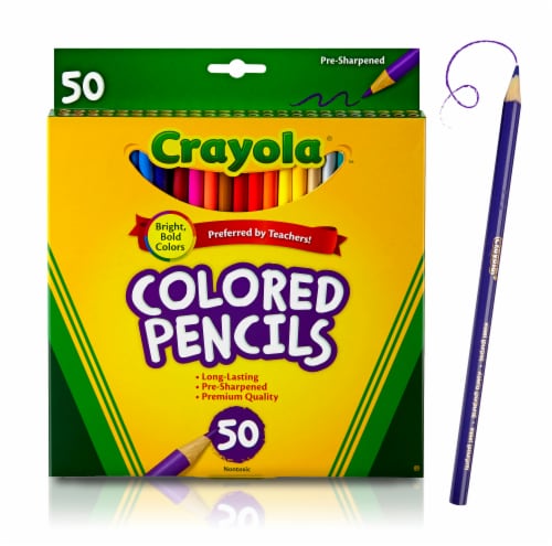 Colored Pencils, Adult Coloring Set, 50ct, Crayola.com