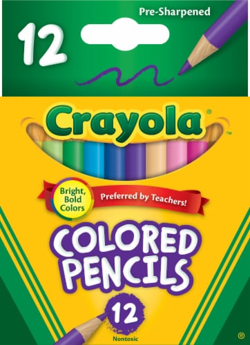 Crayola 12ct Kids Pre-Sharpened Colored Pencils