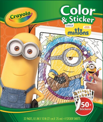 Crayola Minions Color and Sticker Set - 1 Count Perspective: front