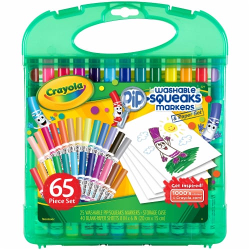 Crayola Pip-Squeaks Washable Markers and Paper Set Perspective: front