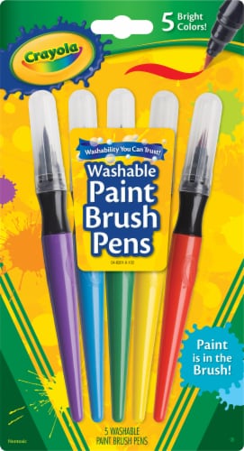 Crayola® Washable Paint Brush Pens, 5 pk - Kroger