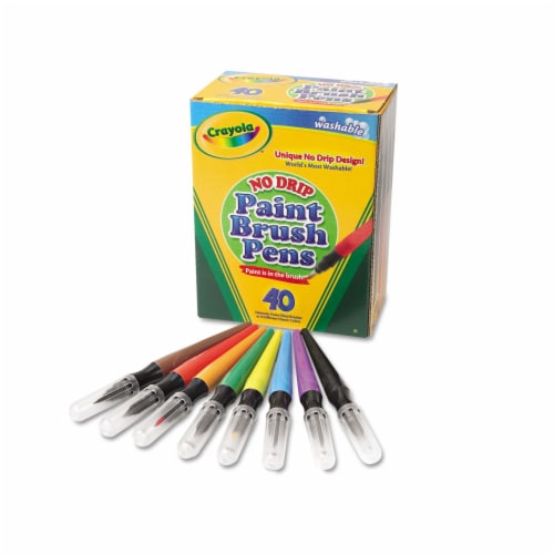 Craft Brushes Assorted Set 40 ct - The School Box Inc