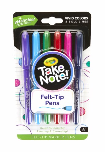 Wide-tip felt-tip pen