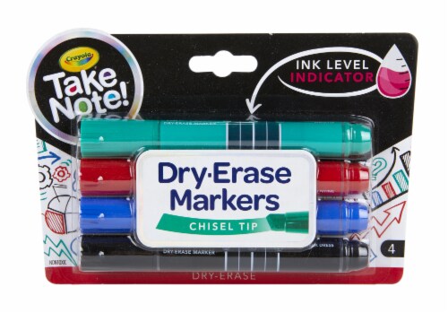 The Best Selection for Crayola Take Note! 2 ct Chisel Tip Whiteboard  Markers (Black & Blue) 135