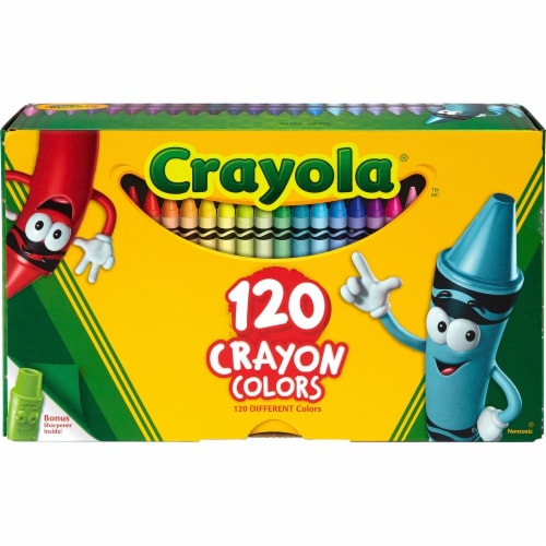 I have the 96 and 120 pack of Crayola Crayons and these were the