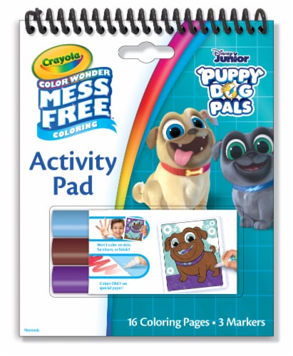 Crayola Color Wonder Mess Free Coloring Puppy Dog Pals Activity Pad Perspective: front