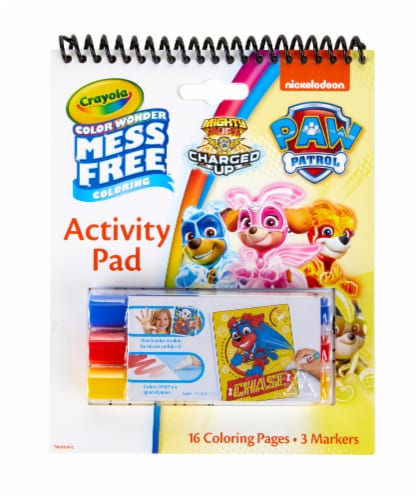 Crayola Color Wonder Paw Patrol Coloring and Activity Pad Perspective: front