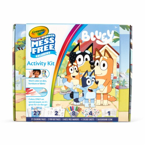 Crayola® Color Wonder Mess Free Activity Kit Bluey Perspective: front