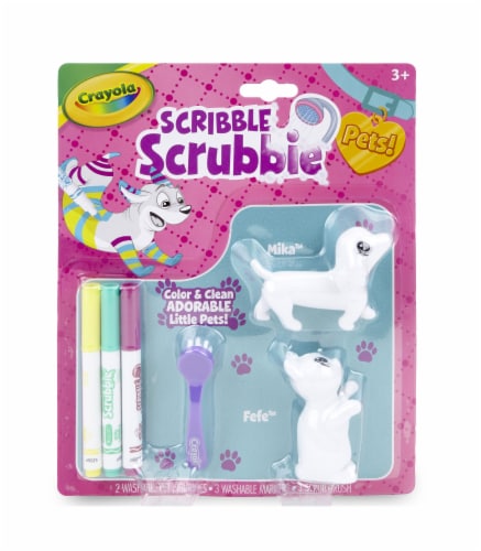 Crayola® Scribble Scrubbie™ Pets Washable Figures Perspective: front
