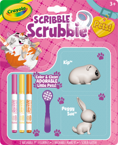 Crayola® Scribble Scrubbie Pets Washable Hamster & Rabbit Figure Set, 1 ct  - Ralphs