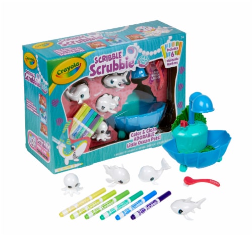 Crayola Scribble Scrubbie Ocean Pets Lagoon Tub Set, 1 ct - Gerbes