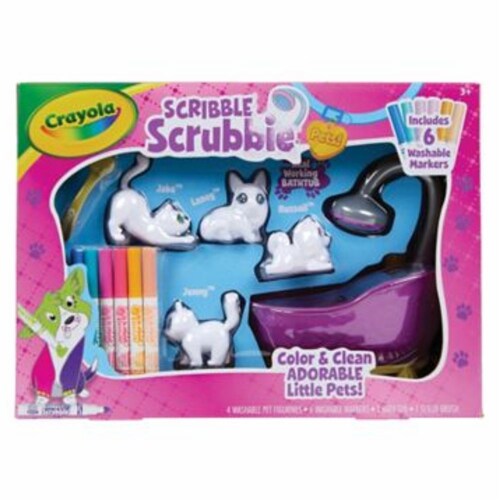 Crayola Scribble Scrubbie Pets & Tub Set, 1 ct - Harris Teeter