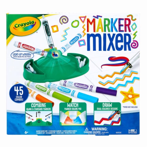 Crayola Marker Mixer Art Kit; Washable Marker Set; Easy Craft Kit for Kids,  113 Piece Set - King Soopers