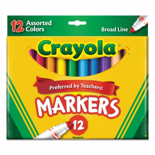  Crayola Ultra Clean Washable Markers - 12 Pack (10ct