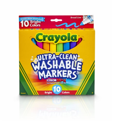 Crayola® Broad Line Bright Ultra Clean Washable™ ColorMAX™ Markers Perspective: front