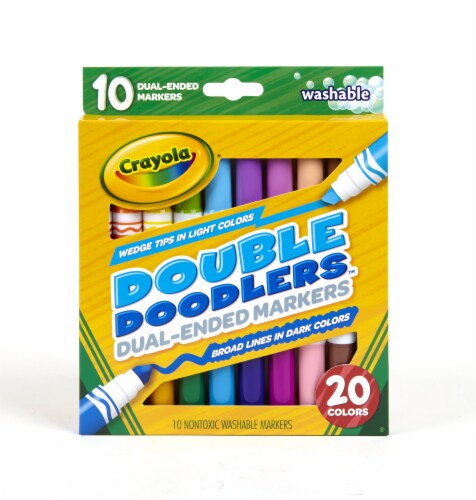 Crayola® Dual-Ended Washable Double Doodlers Markers Perspective: front