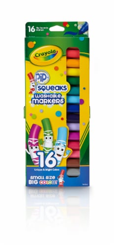 CRAYOLA MARKERS: PIP SQUEAKS WASHABLE 16 CT