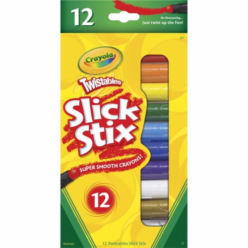 Crayola twistables SLICK Stix 12/Pkg 52-9512 
